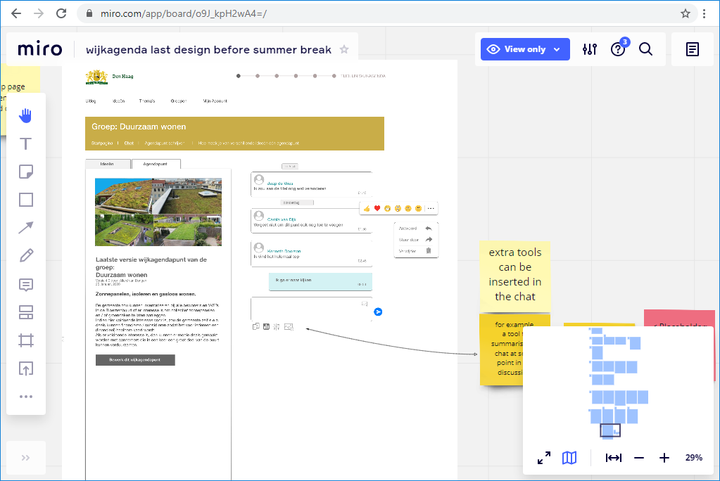 Een voorbeeld van een eenvoudige wireframe